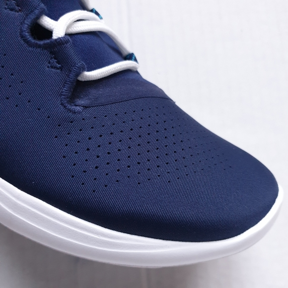 Under Armour Wm's Street Precision  Midnight Navy Low Top Lace-Up Sneakers 8.5 - Picture 7 of 16